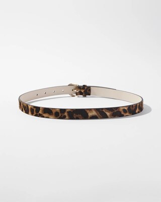 Leopard Haircalf Pant Belt click to view larger image.