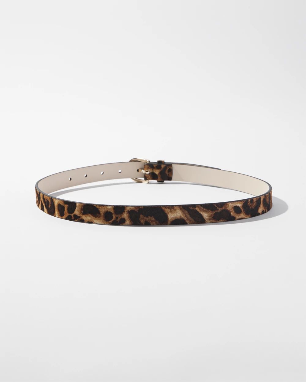 Leopard Haircalf Pant Belt