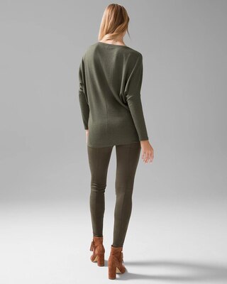 Vegan Suede WHBM® Runway Legging