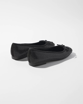 Embellished Ballet Flats click to view larger image.