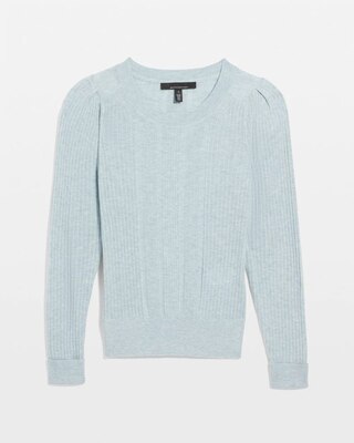 Cashmere Blend Crewneck Sweater click to view larger image.