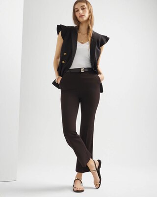 Cropped Slim Flare Pant