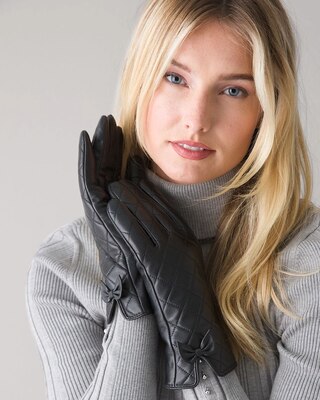 Quilted Leather Gloves