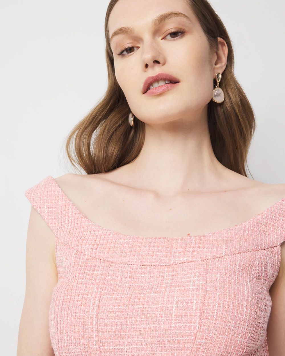 Tweed Bodice Top