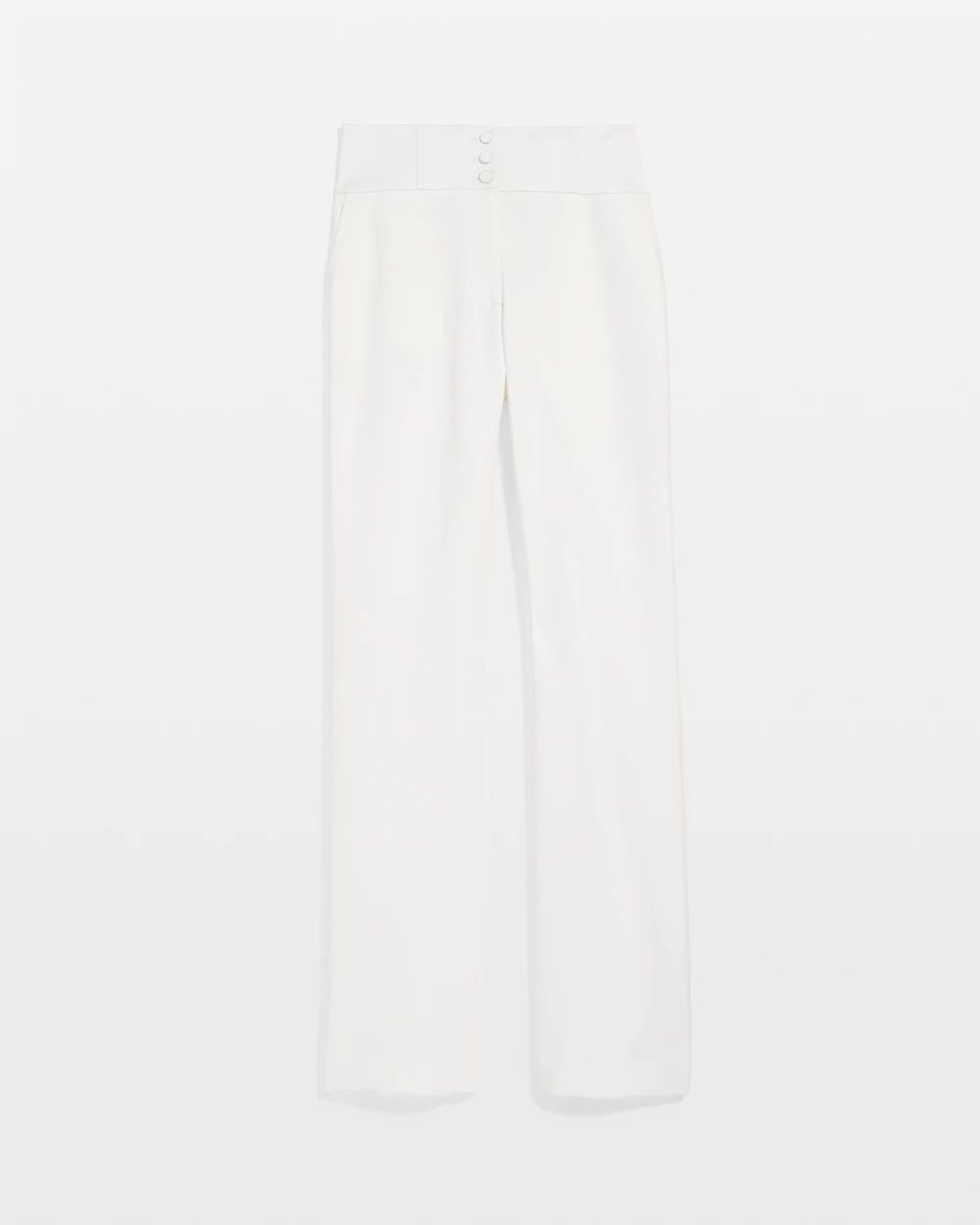 Petite Extra High-Rise Tuxedo Luxe Stretch Trouser