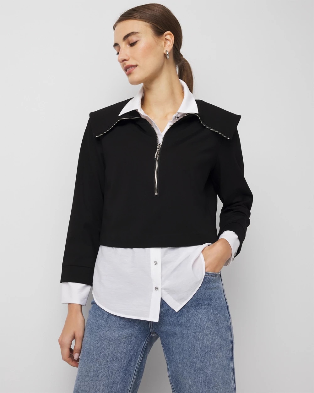 Ponte Jacket + Shirt - image 1