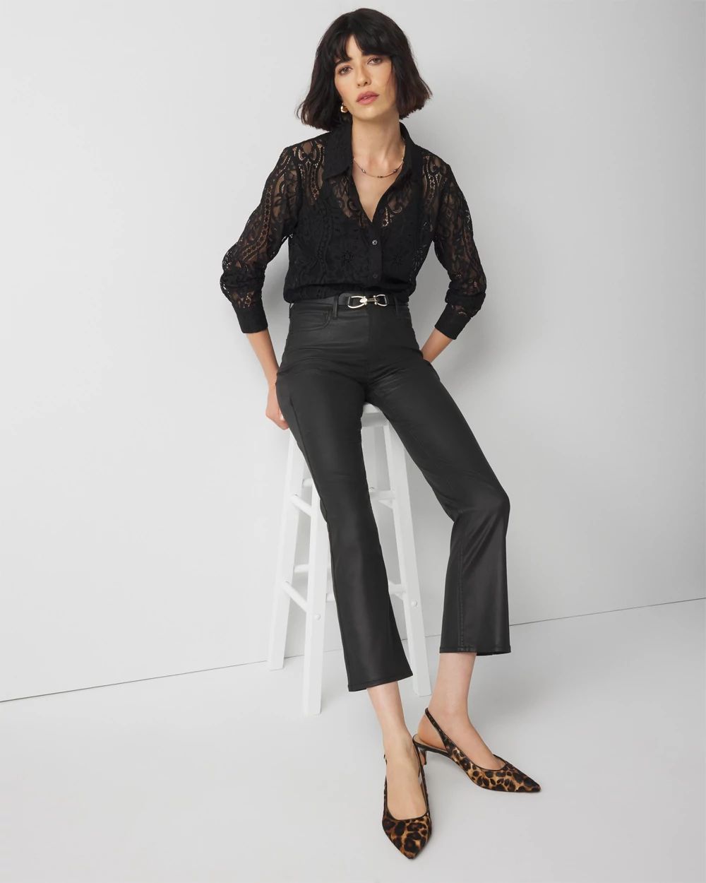 Long Sleeve Lace Shirt