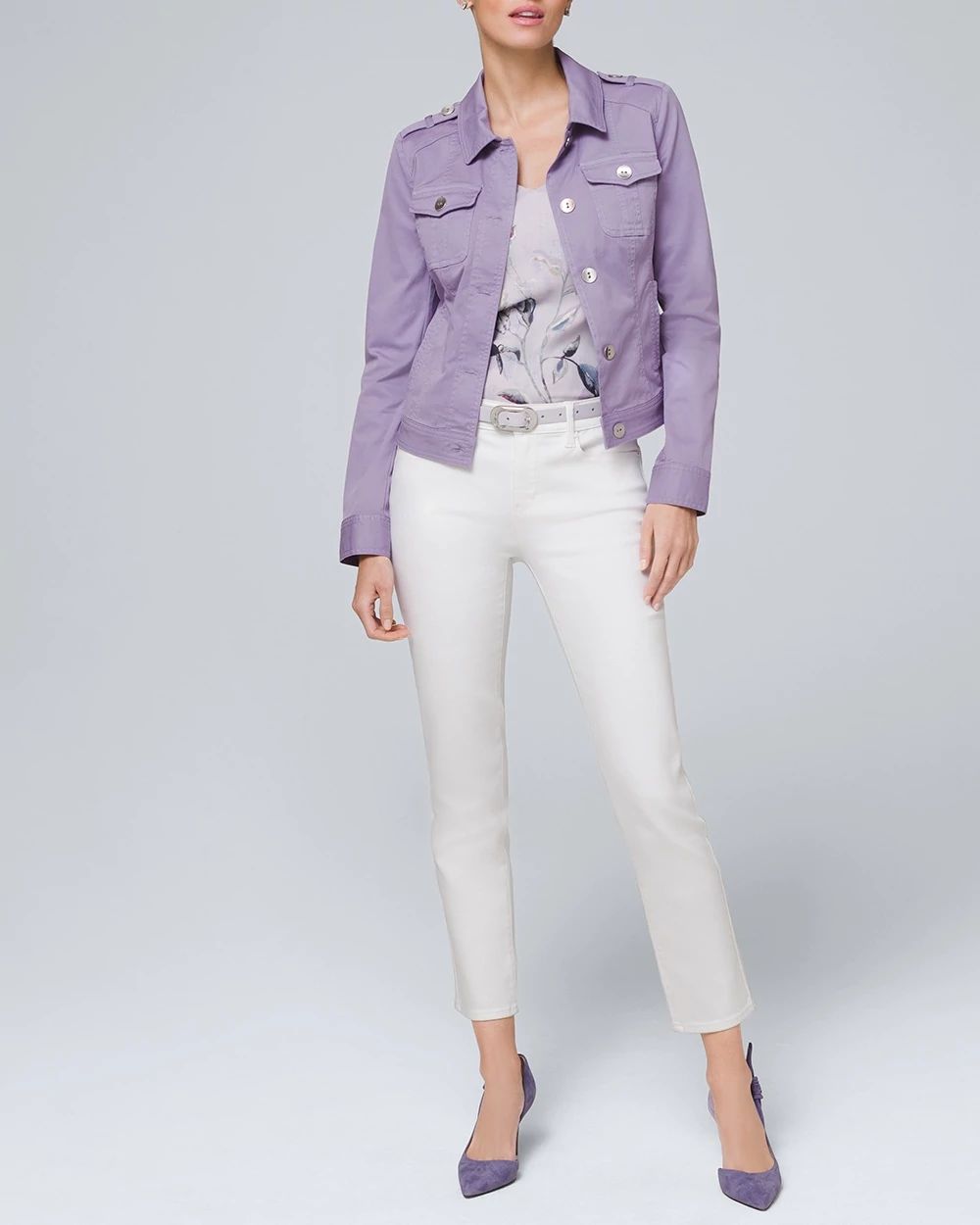 Mid-Rise Essential Slim Crop Jeans