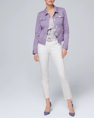 Mid-Rise Essential Slim Crop Jeans