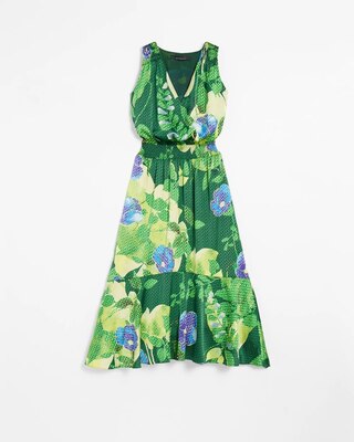 Sleeveless Halter Maxi Dress