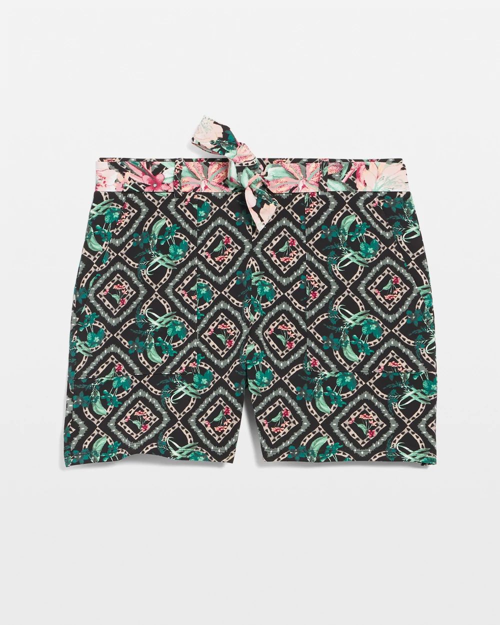 High-Rise Matte Jersey Shorts