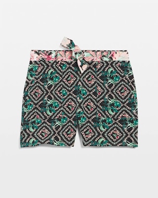 High-Rise Matte Jersey Shorts