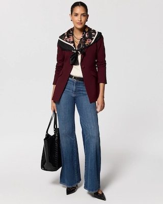 WHBM® Luxe Stretch One-Button Blazer click to view larger image.
