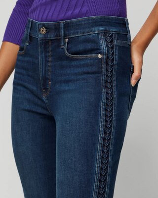 High-Rise Sculpt Pleated Skinny Ankle Jean