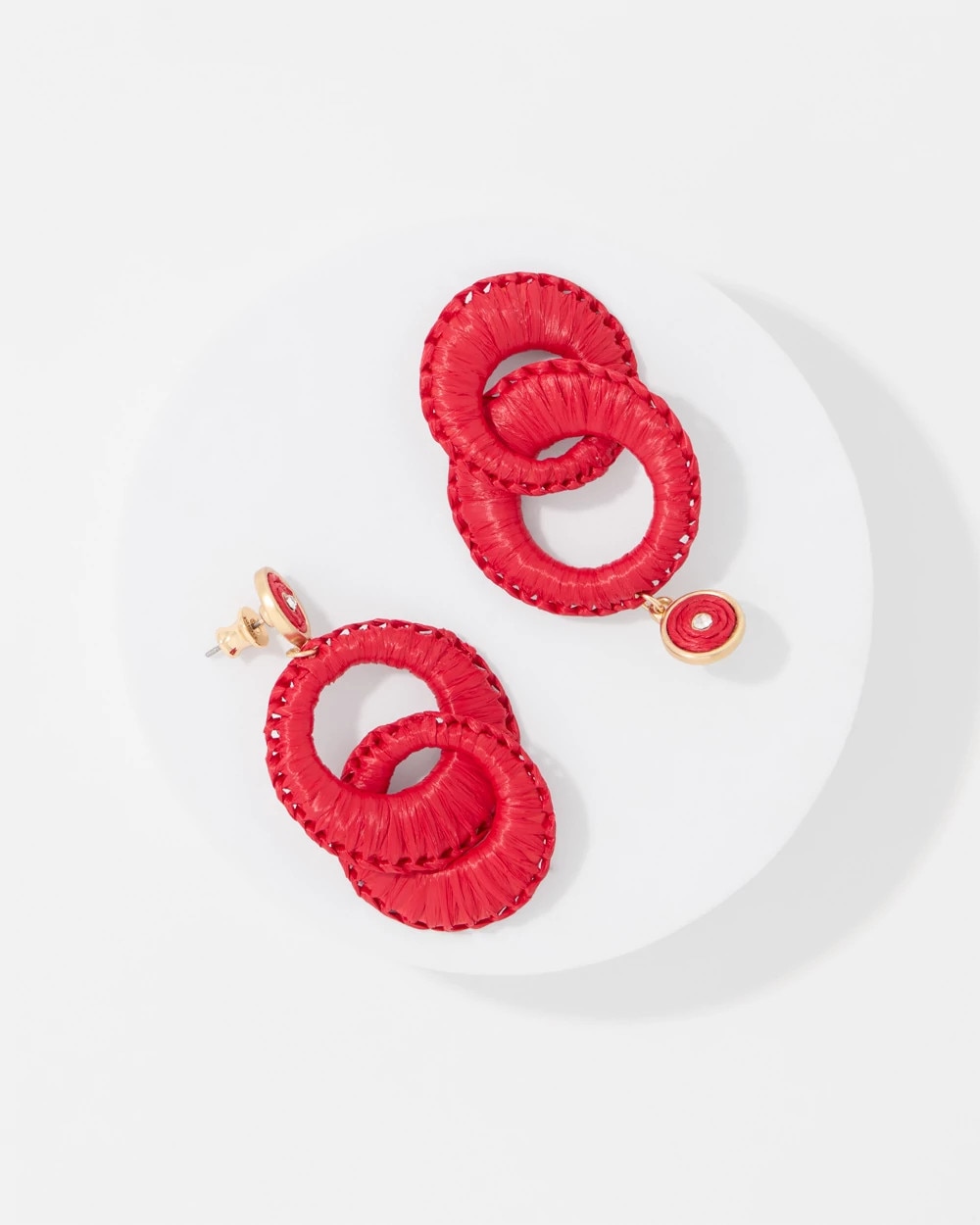 Raffia Drop Earrings - image 4
