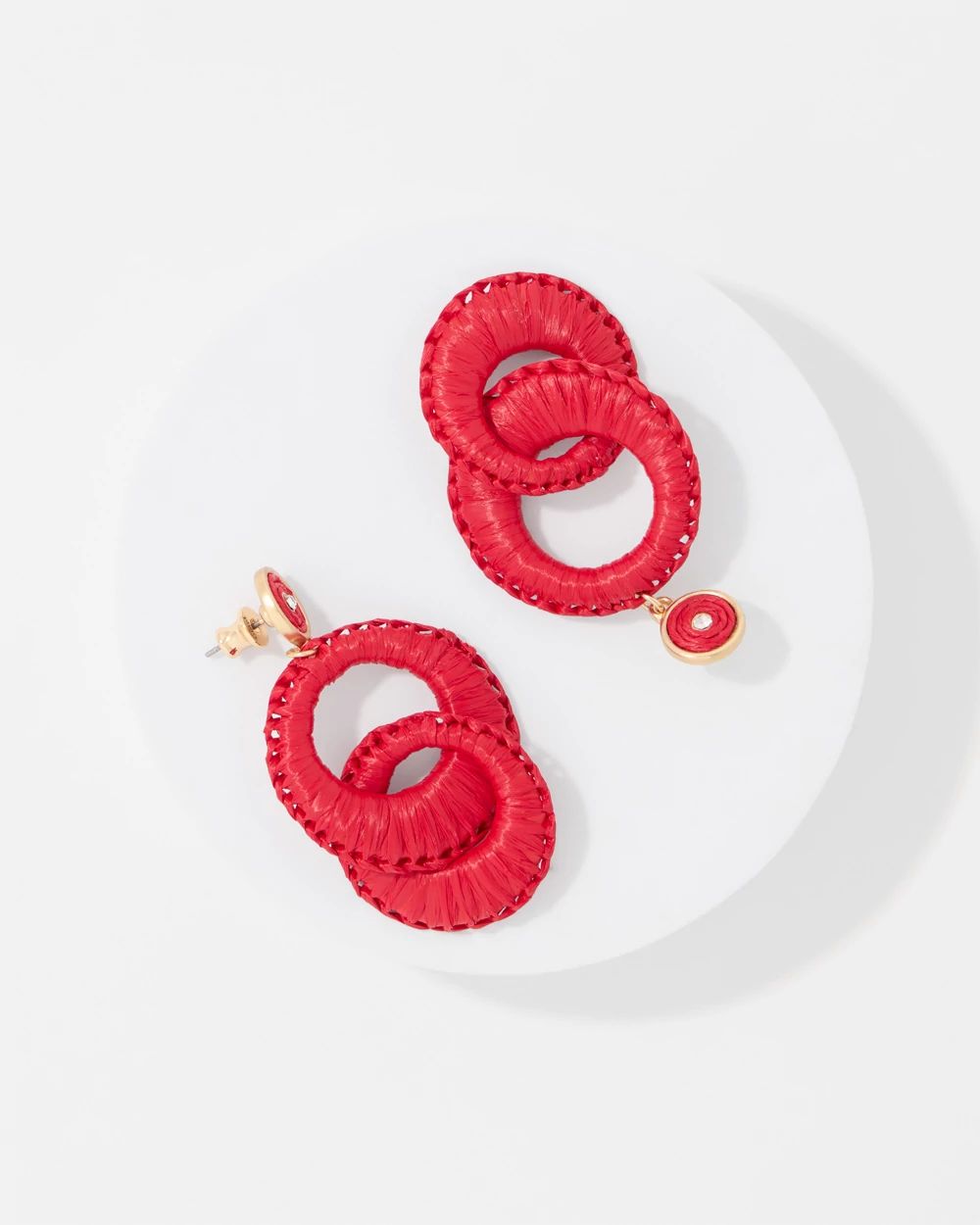 Raffia Drop Earrings click to view larger image.