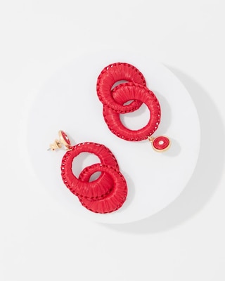 Raffia Drop Earrings click to view larger image.