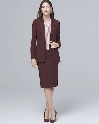Luxe Suiting Longline Jacket click to view larger image.
