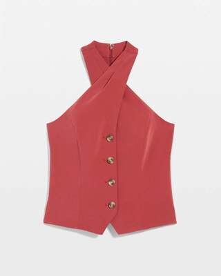 Crossover Halter Vest click to view larger image.