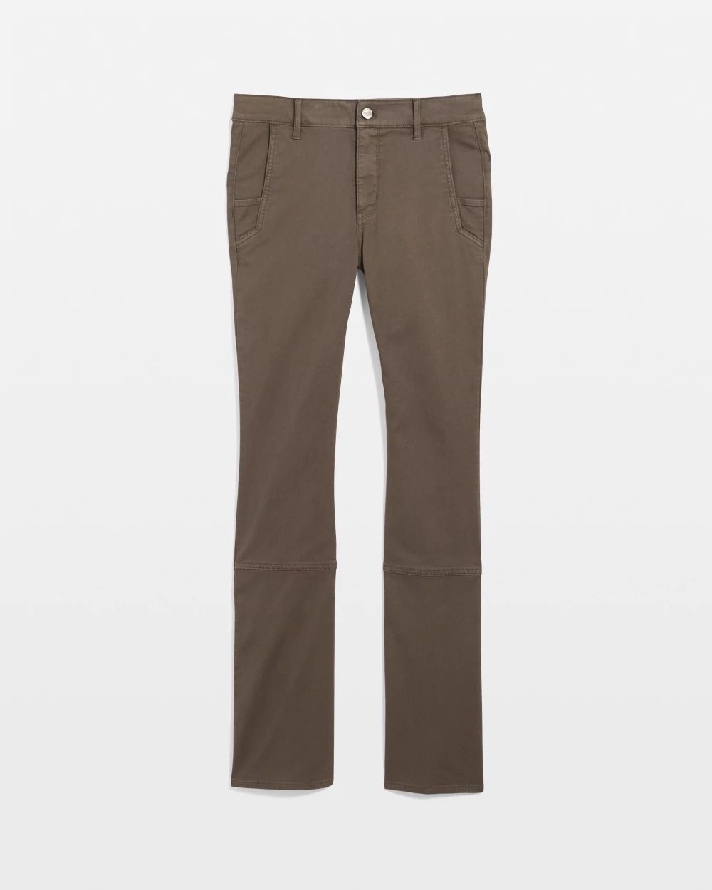 Pret Zip Hem High Rise Bootcut Jean click to view larger image.