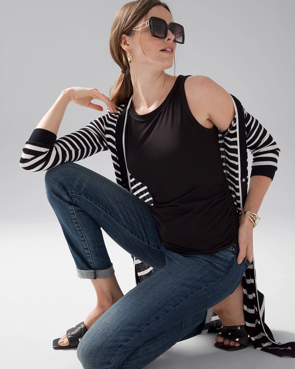 Side-Tie Hem Tank