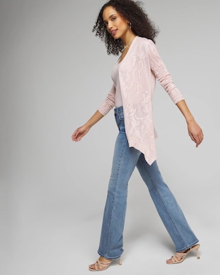 Outlet WHBM Pointelle Fly Away Cardigan