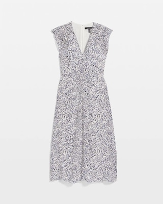 Petite Ruched Midi Dress click to view larger image.