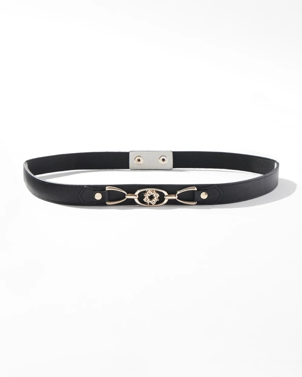 Horsebit Skinny Stretch Belt