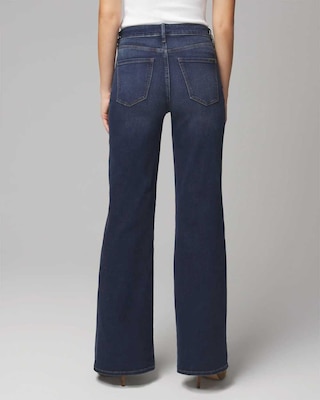 Petite High-Rise Everyday Soft Wide Leg Jeans click to view larger image.