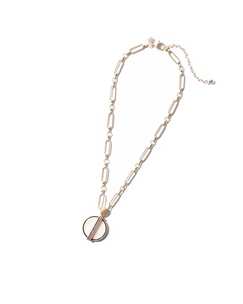 Pearl Pendant Gold Chain Necklace