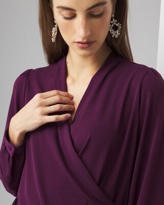 Surplice Knit Blouse click to view larger image.