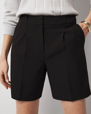 Pleated Tailored Shorts click to view larger image.