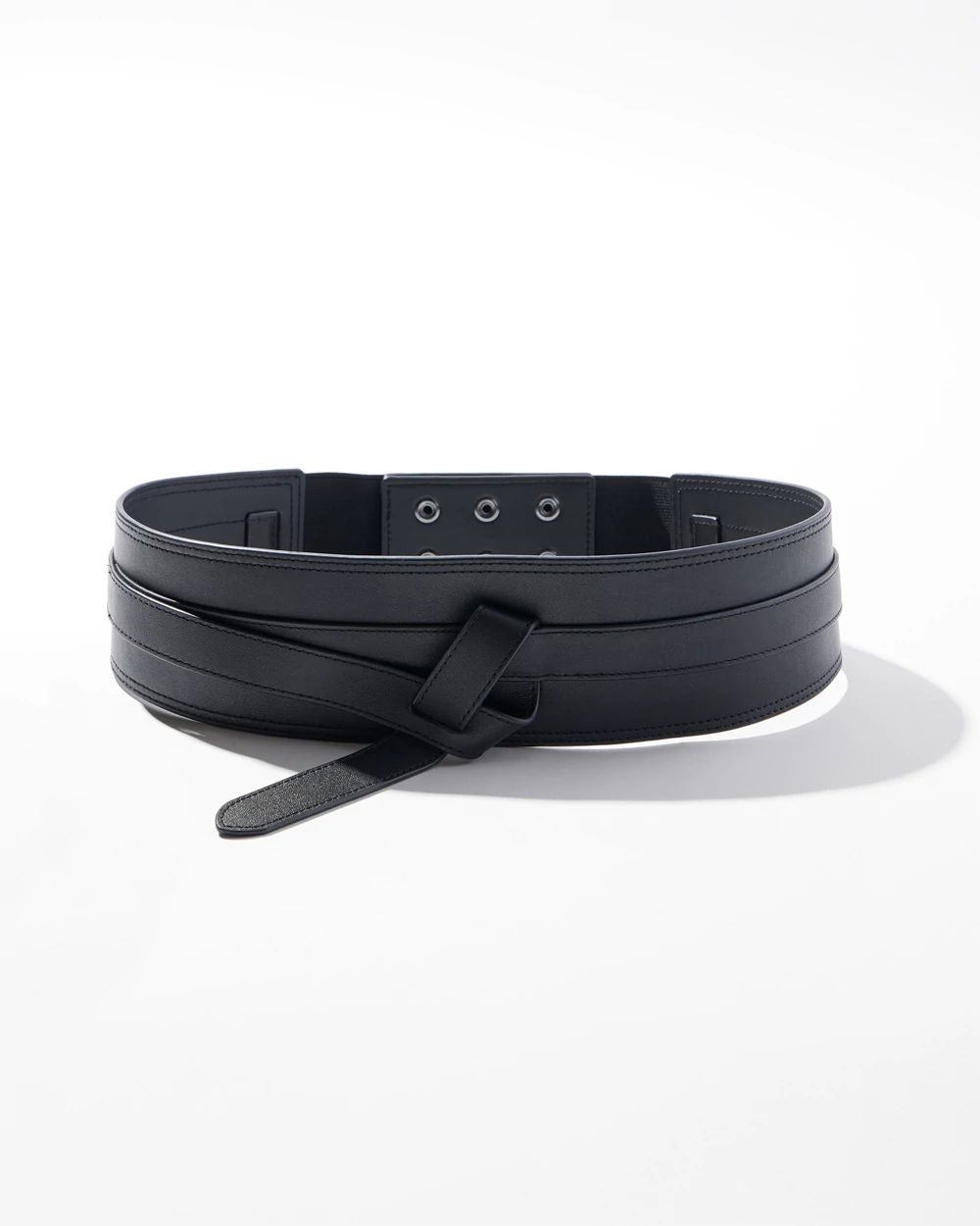 Fixed Tie Snap Waist Belt