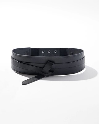 Fixed Tie Snap Waist Belt