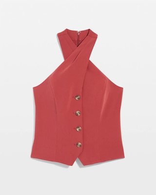 Crossover Halter Vest click to view larger image.