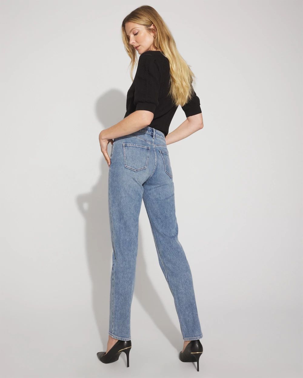 Petite Mid-Rise Slim Jean