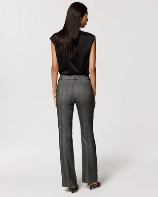 Petite Herringbone High-Rise Blake Bootcut Pant click to view larger image.