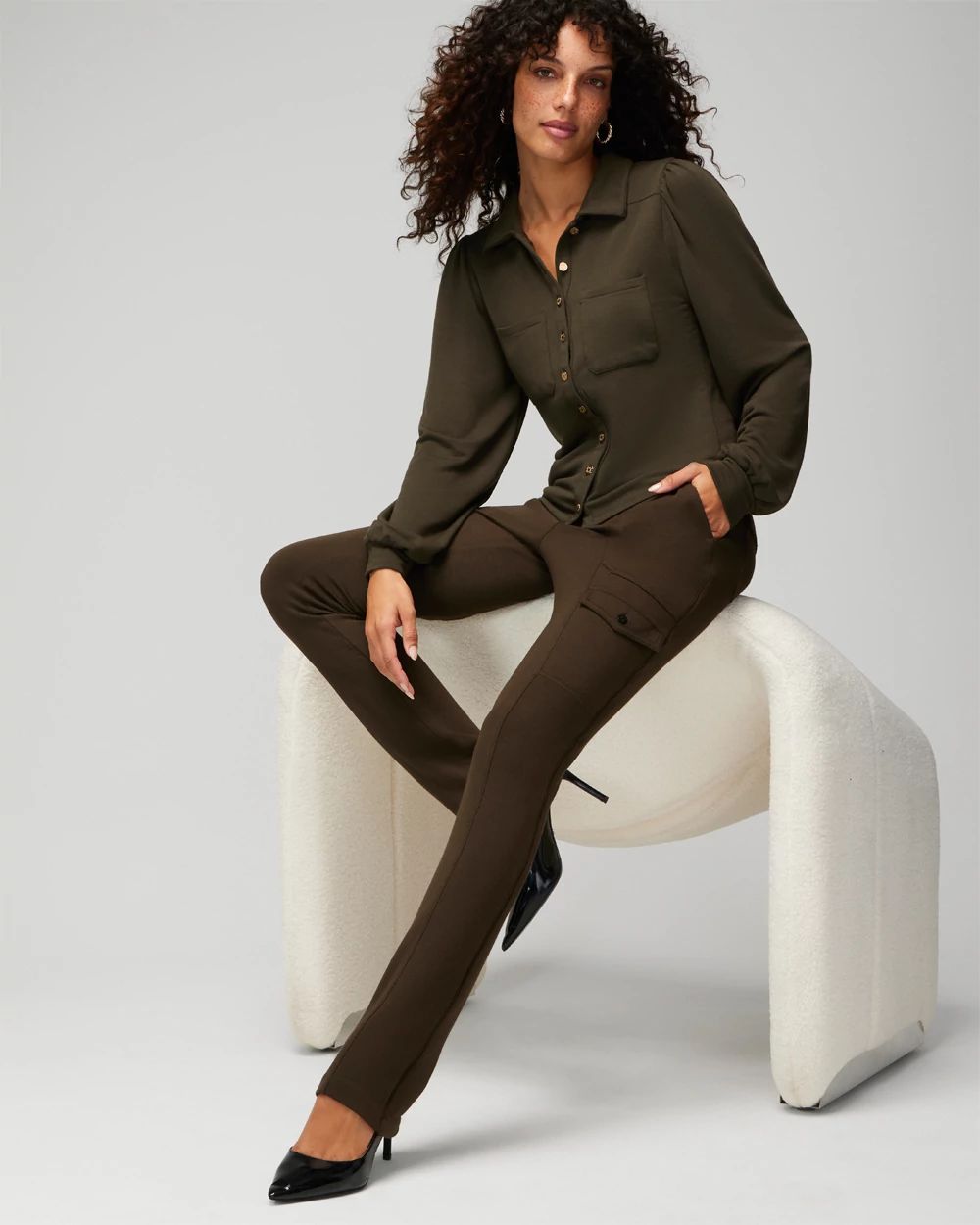 The Passporter   Utility Straight Leg Pants click to view larger image.