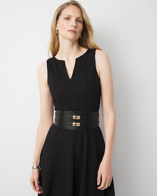 Sculptural Wide Waist Belt