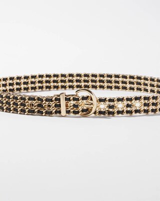 Woven Chain Waist Belt click to view larger image.