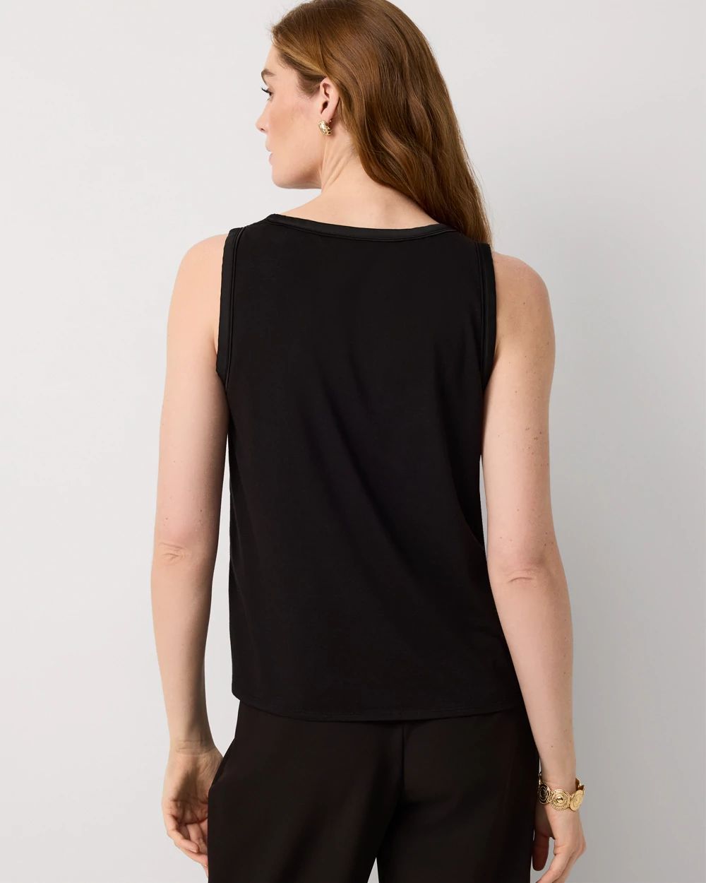 Satin Front Shell Tank