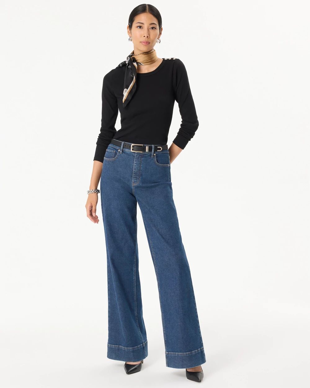 Ribbed Long Sleeve Top click to view larger image.