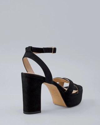 Suede Platform Sandals