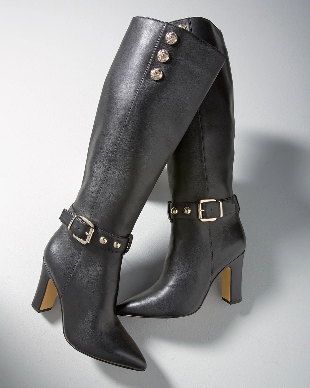 High heel military boots sale