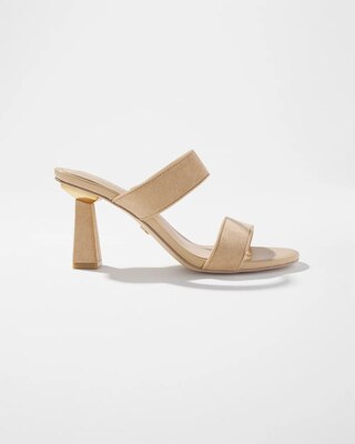 Double Strap Heeled Sandal click to view larger image.