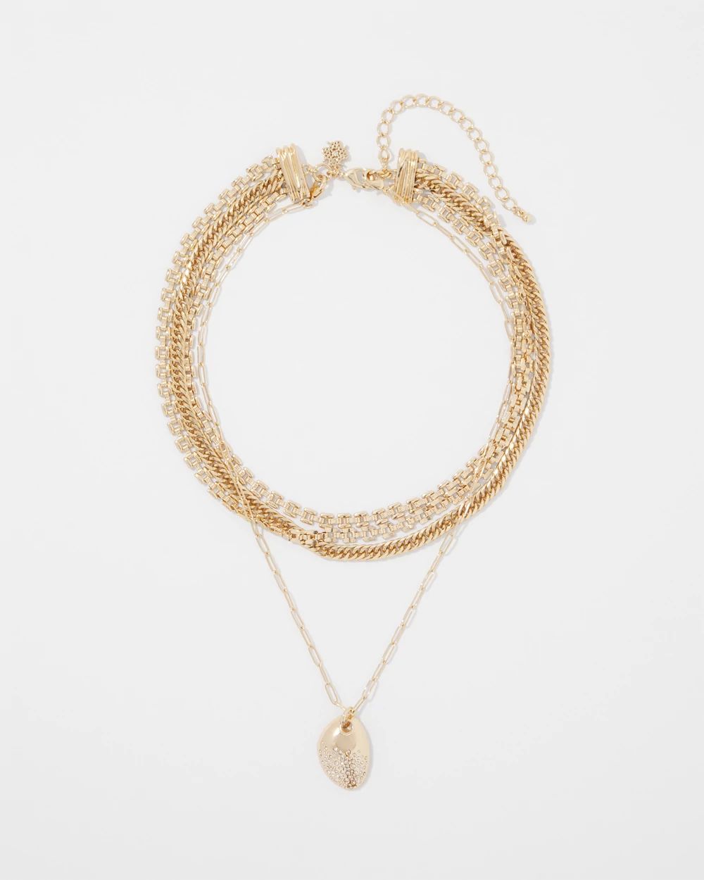 Multi-Strand Convertible Pendant Necklace click to view larger image.