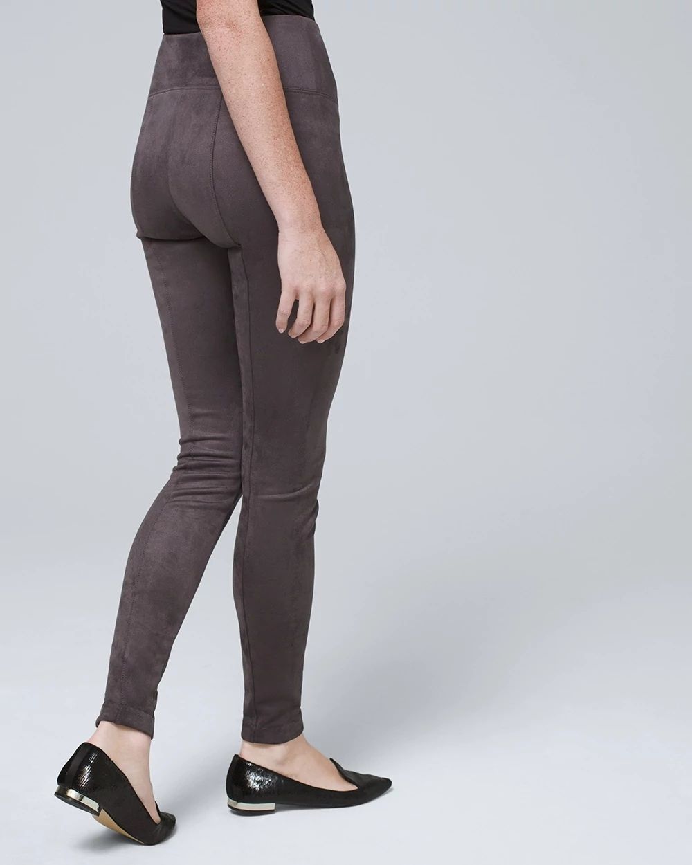 Vegan Suede WHBM® Runway Legging