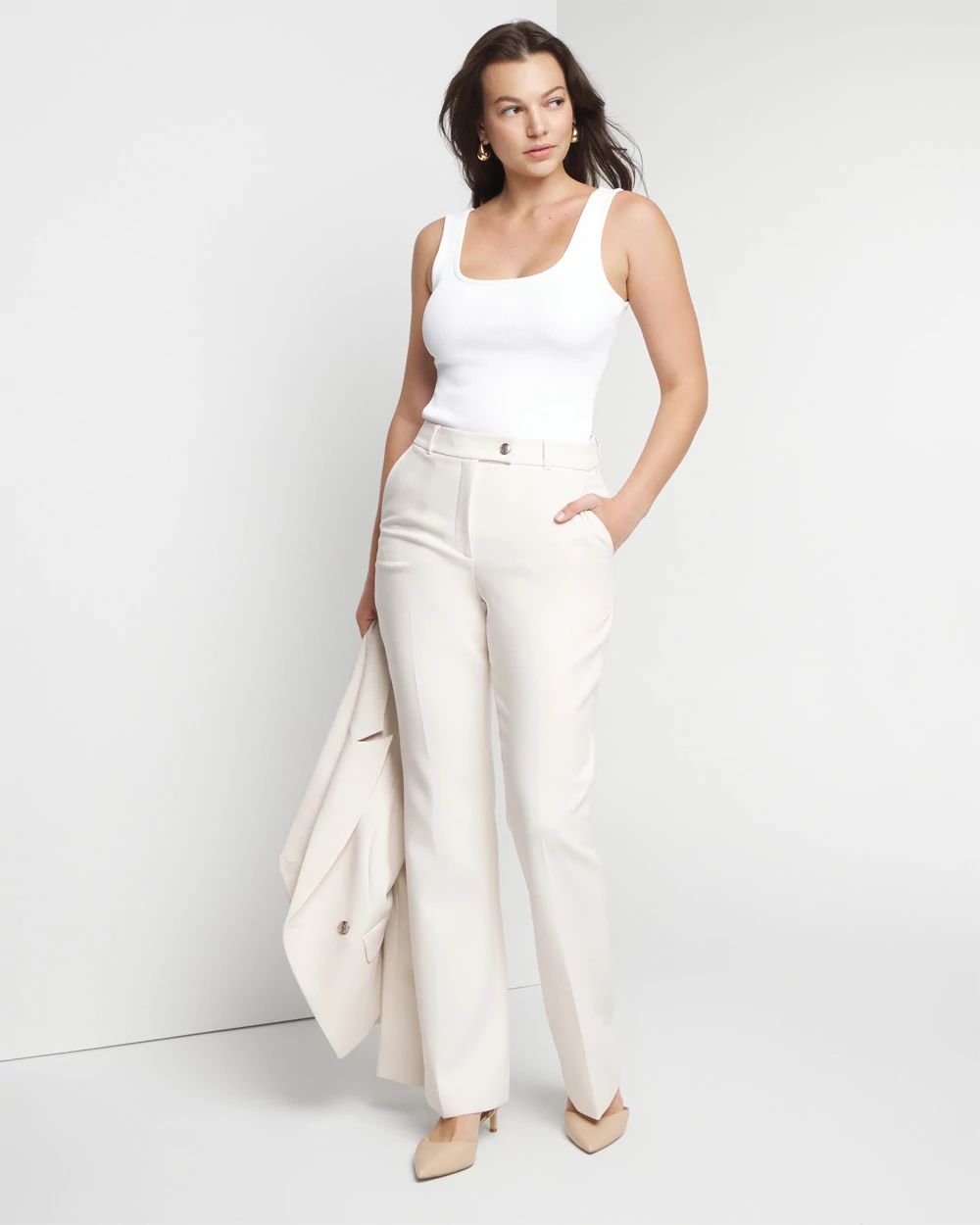 Luxe Slim Bootcut Pants