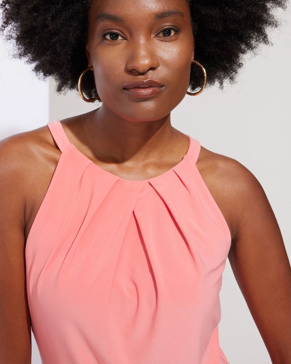 Outlet WHBM Pleated Halter Top