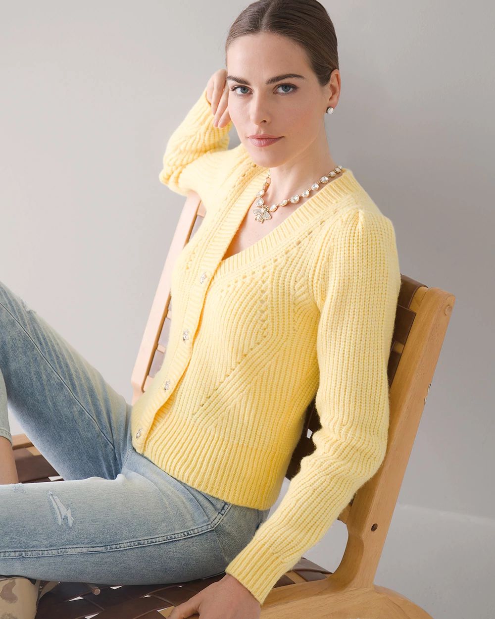 Petite Honey Bee Cardigan